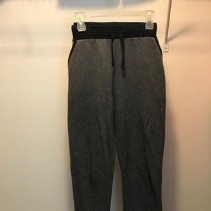 grey thick joggers